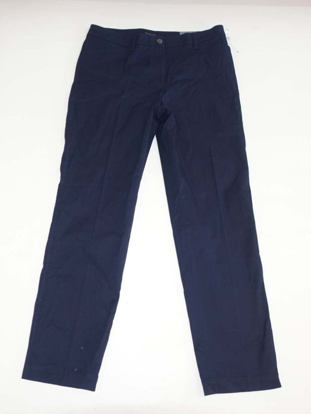 Talbots Women's Stretch Cotton Chino Pants Size 10 NWT Navy Blue 31" Inseam